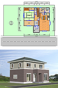 住宅設計体験コースの住宅