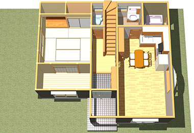 一級建築士による間取りの設計